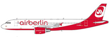 LH4095 | JC Wings 1:400 | Air Berlin Airbus A320 Last Flight Reg: D-ABNW With Antenna | is due: July-2022