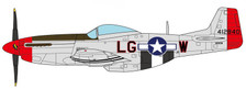 ATC72008| JC Wings Military 1:72 | P-51D Mustang Top Gun 2, 2022 | is due: September-2022