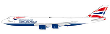 EW2748006 | JC Wings 1:200 | British Airways World Cargo Boeing 747-8F Reg: G-GSSE With Stand
