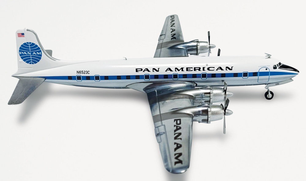 572187 | Herpa Wings 1:200 1:200 | Douglas DC-6B Pan Am N6523C