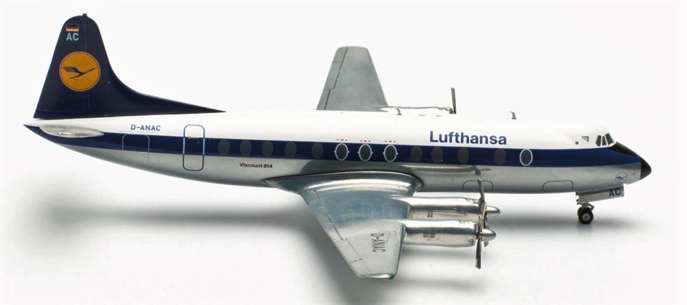 572255 | Herpa Wings 1:200 1:200 | Lufthansa Vickers Viscount 800