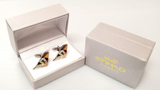 CUFFETIHAD | Gifts | Etihad - Cufflinks - A high quality 3mm thick hard enamel pair of cufflinks presented in a gift box.