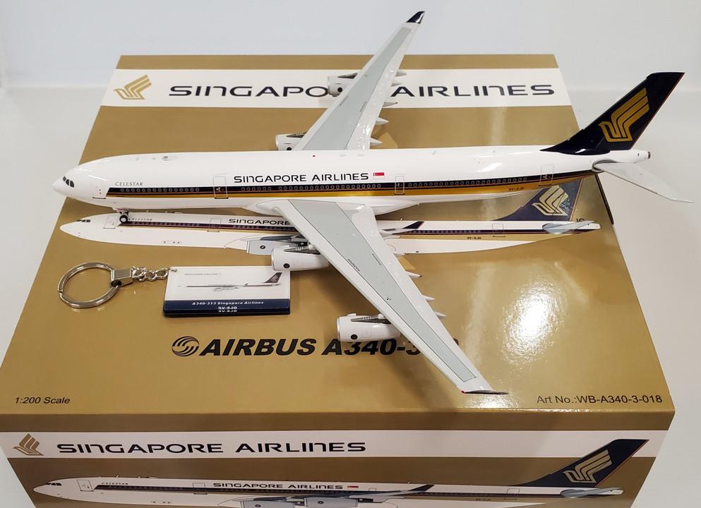 WB-A340-3-018 | Blue Box 1:200 | Airbus A340-313 Singapore 