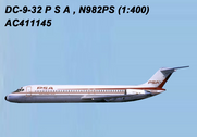 AC411145 | Aero Classics 1:400 |  Douglas DC-9 PSA N982PS