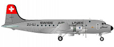 572491 | Herpa Wings 1:200 1:200 | Douglas DC-4 Swissair ZU-ILI | is due: January-2023