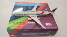 NG73029 | NG Models 1:400 | Boeing 777-300ER Qatar Airways A7-BAX (World Cup Qatar 2022 cs)