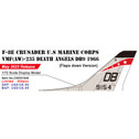 CW001645 | Century Wings 1:72 | F-8E Crusader U.S.Marine Corps VMF(AW)-235 'Death Angels' DB-8 1966 (flaps down) | is due: April 2023