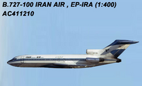 AC411210 | Aero Classics 1:400 | Boeing727-100 Iran National Air EP-IRA