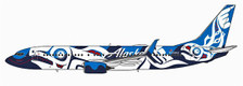 NG58196  | NG Models 1:400 | Boeing 737-800/w Alaska Airlines N559AS(Salmon People cs; with scimitar winglets) | is due: August-2023
