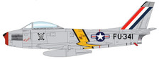 HA4323 | Hobby Master Military 1:72 | F-86F Sabre 'MiG Poison' flown by Maj. James P. Hagerstrom, 67th FBS,18th FBG, Korean War | is due: March 2024