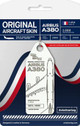 AVTAGFHPJA | Key Rings | Original Aircraft Skin - Airbus A380 Air France F-HPJA