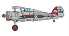 81AC122 | Herpa 1:72 | Gloster Gladiator - RAF No.72 Squadron, Church Fenton, 1937 – K6130 | is due: January 2024