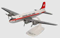 614030 | Herpa Snap-Fit (Wooster) 1:125 | Douglas DC-4 Swiss Air Lines – HB-ILA Genève | is due: January 2024
