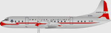 IF188AA1123P | InFlight200 1:200 | Lockheed L-188 Electra AMERICAN AIRLINES ORANGE NOSE N6129A | is due: April 2024