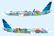 PH04581 | Phoenix 1:400 | Boeing 737-800 Garuda Pikachu PK-GMU | is due: April 2024