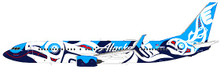 NG08001 | NG Models 1:200 | Boeing 737-800 Alaska Airlines N559AS(Salmon People) | is due: April 2024