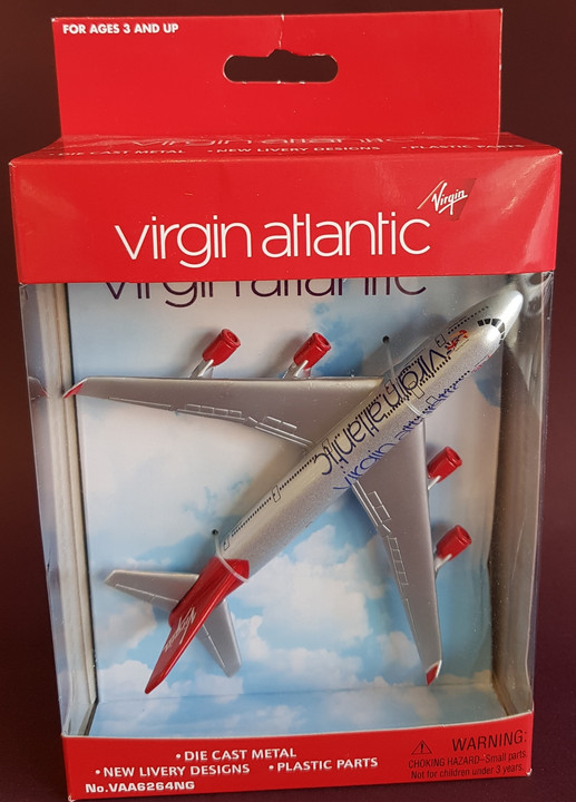 Vaa6264 Toys Boeing 747 400 Virgin Atlantic Die Cast