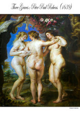 Poster: Three Graces Rubens (1639)