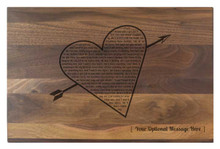 Love Song Lyrics Engraved Cutting Board (CBE-LOV001)