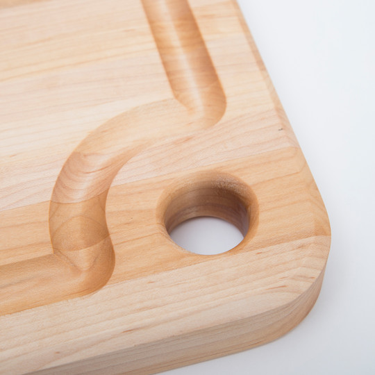 John Boos reversible carving board with hanging hole