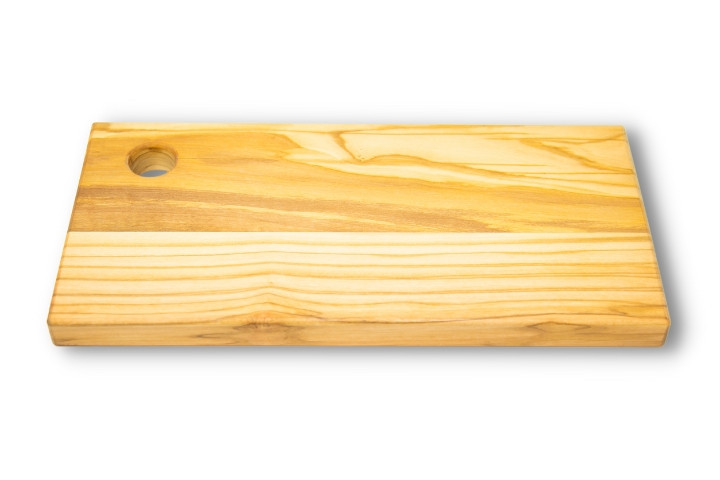CuttingBoard.com - Italian Olive Wood Board with Finger Hole 12 x 6