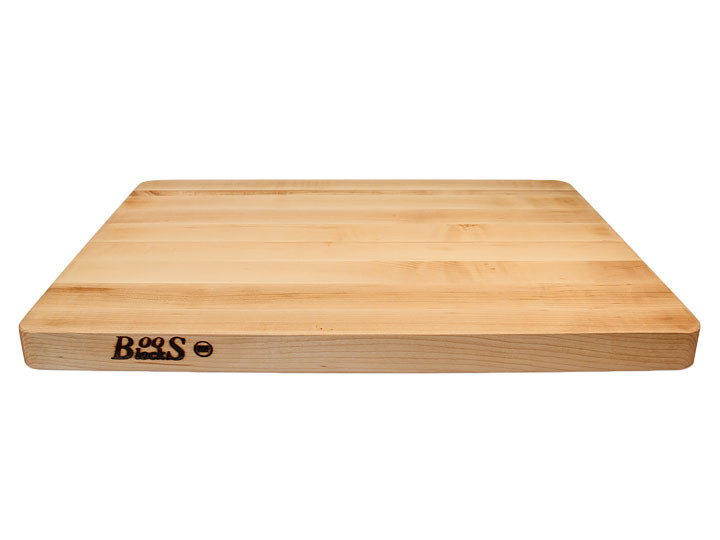John Boos Chop-N-Slice Maple Cutting Board 20" x 15" x 1.25" Side View
