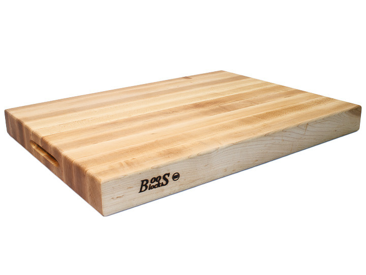 24"x18"x1.5" John Boos R02 Maple Wood Edge Grain Reversible Cutting Board 