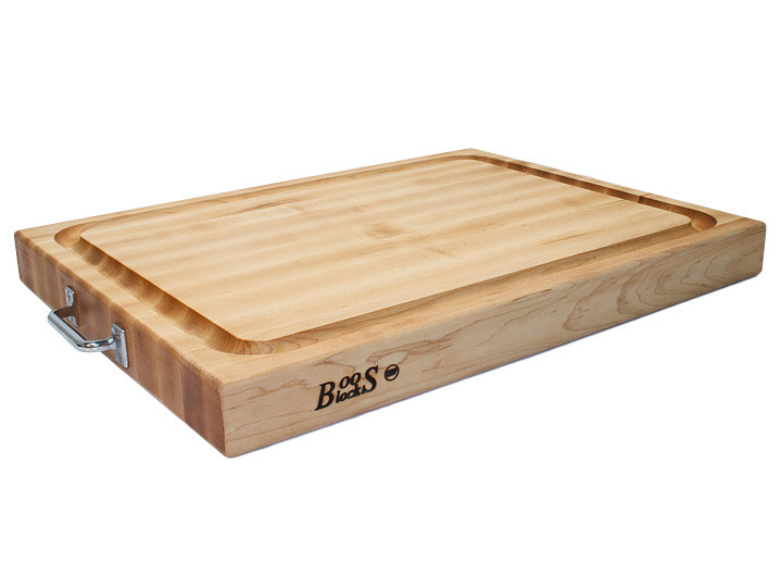 John Boos Reversible Cutting Board With Handles & Juice Groove 24x18x2.25 (RAFR2418) Overview
