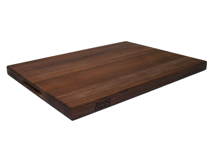 John Boos Reversible Cutting Board With Grips Walnut 24x18x1.5 (WAL-R02) Overview