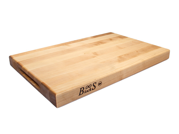 John Boos Reversible Cutting Board With Grips Maple 18" x 12" x 1.5" Overivew