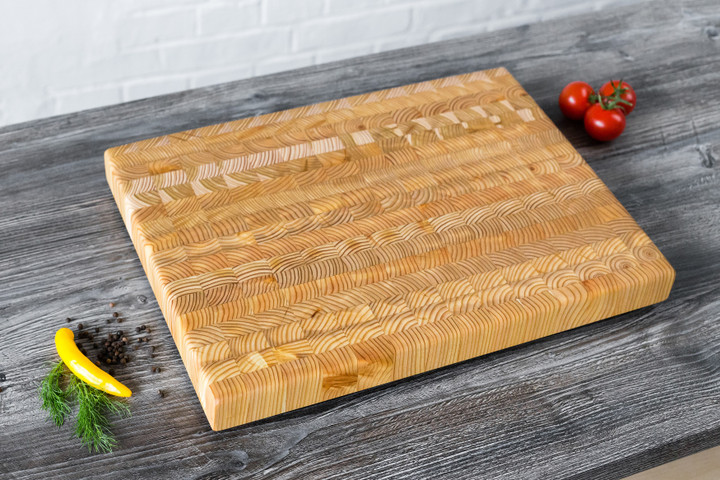 Larch Wood Medium Classic Cutting Board 17.75" x 11" x 1.6"