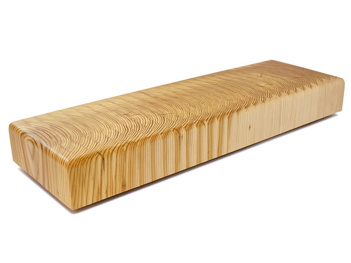 Larch Wood Tiger Stripe Buffet Board 21 x 6.375 x 2.5 Overview