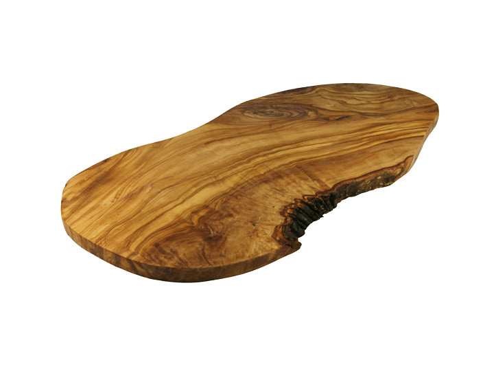 Olive wood grain from side