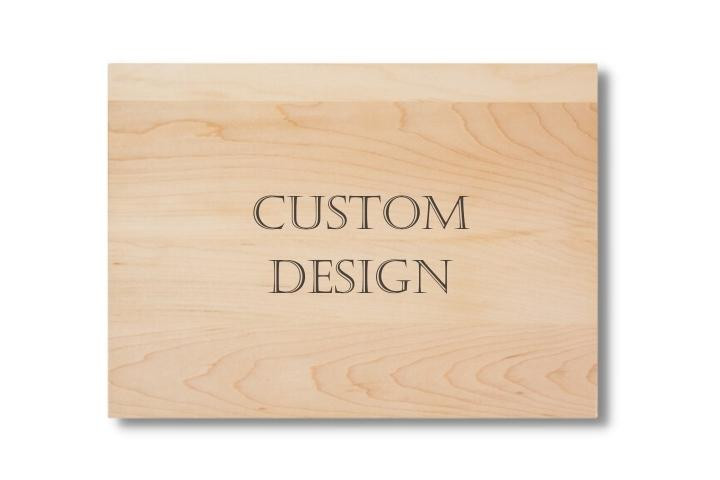 Custom Inscription & Choose From 4 Types of Wood Personalized Cutting Board 