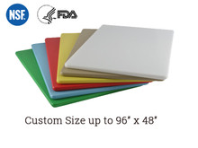 Custom 3/4" Color Plastic Cutting Board