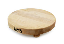 John Boos round board with bun feet