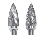 Solid Carbide Tree Shape Burs With Pointed End