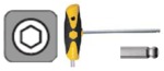 T-Handle Ball End Hex Screwdrivers - Inch Sizes