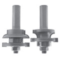 Stile and Rail Router Bits - 1/2" Shank, 2 Piece Set, Carbide Tipped - Southeast Tool - Southeast Tool SE6001