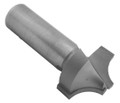 Plunge, Roundover Router Bit (2 Flute), Carbide Tipped - Southeast Tool - Southeast Tool SE2055