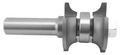 Double Roundover Router Bits - 1/2" Shank, Carbide Tipped - Southeast Tool SE2160 - Southeast Tool SE2160