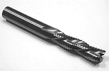 Ruffer (Hogger), (3 Flute), Spiral Router Bits - Upcut, Solid Carbide - Southeast Tool SRD495RUF