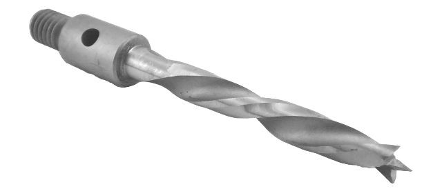 Threaded drill bit Clearance