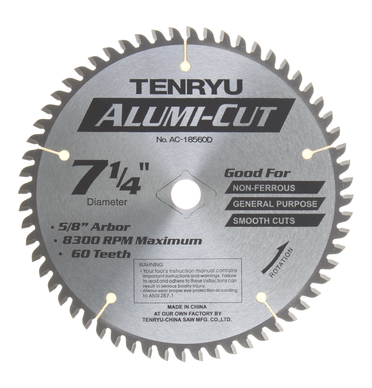 Alumi-Cut Saw Blade, 7-1/4