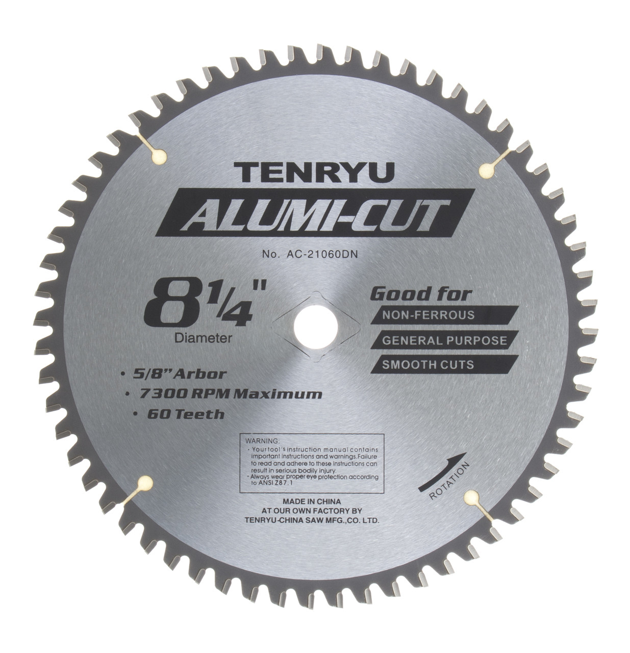 Alumi-Cut Saw Blade, 8-1/4