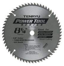Tenryu PT-21060 - Power Tool Series Saw Blade for Table/Portable Saw