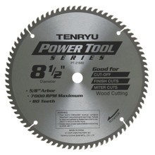 Tenryu PT-21680 - Power Tool Series Saw Blade for Miter/Slide Miter Saw