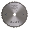 Steel-Pro Select Saw Blade, 10" Dia, 50T, 0.091" Kerf, 1", 5/8" Arbor, Tenryu PRF-25550DS