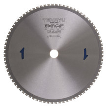 Steel-Pro Select Saw Blade, 12" Dia, 80T, 0.091" Kerf, 1" Arbor, Tenryu PRF-30580BWS
