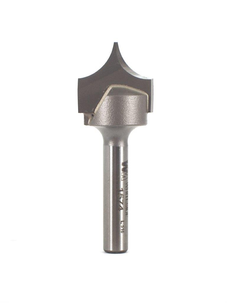 5-Piece Point Cutting Roundover Router Bit Set - 1/2" Shank For Woodworking & CNC